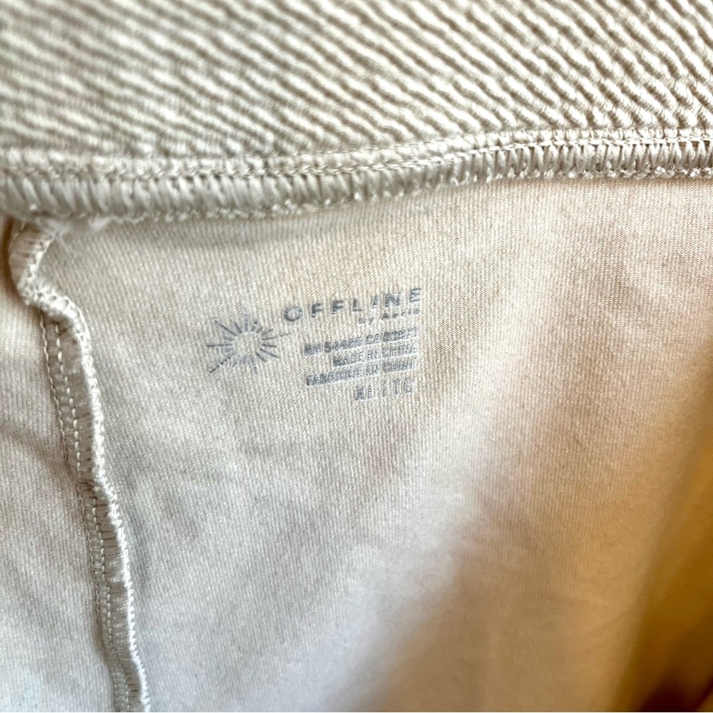 Offline by Aerie Skort, Cream, Size XL, Sporty, Skirt, Tiered - Picture 4 of 6